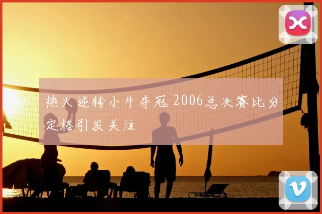热火逆转小牛夺冠 2006总决赛比分定格引发关注