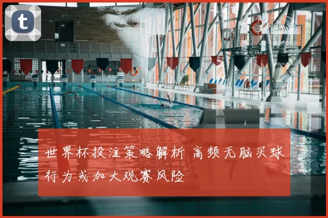 世界杯投注策略解析 高频无脑买球行为或加大观赛风险
